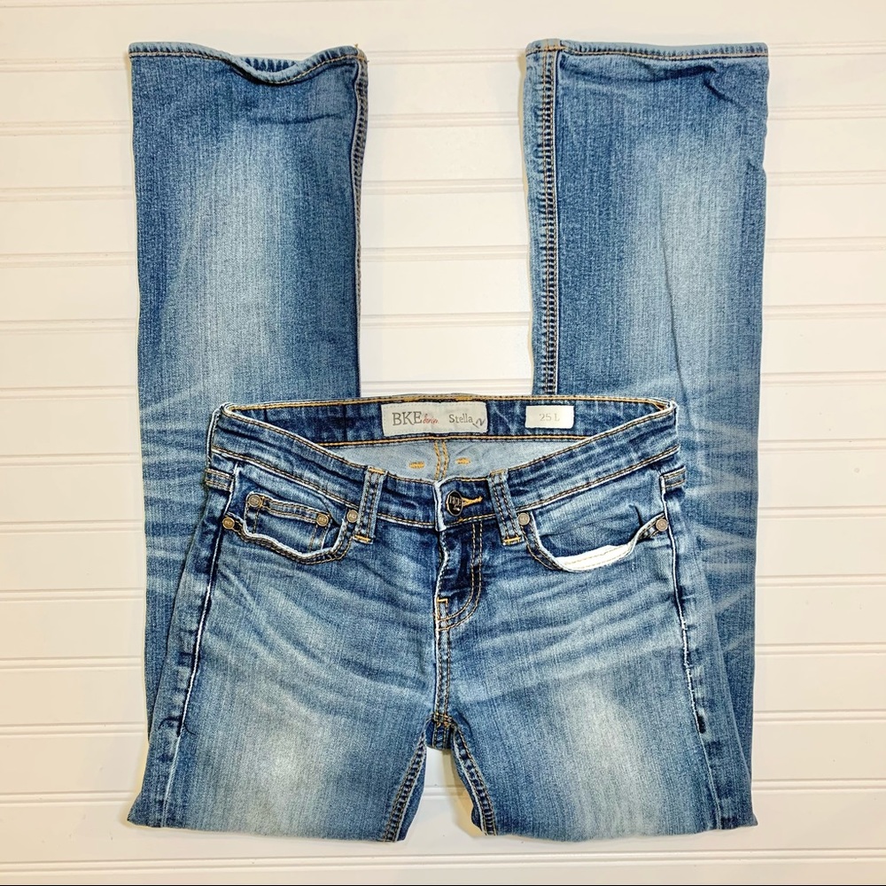 EUC BKE Denim Stella straight leg jeans